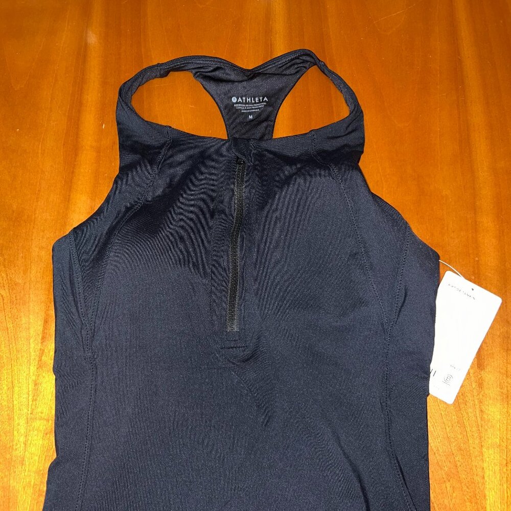 Womens Athleta Riptide Tankini Black New with tags